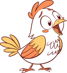 vector illustration of a chicken