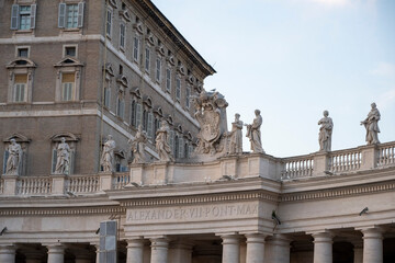 The Papal Basilica of Saint Peter in the Vatican, or simply Saint Peter's Basilica, is a church of the Italian High Renaissance located in Vatican City, an independent microstate enclaved within 