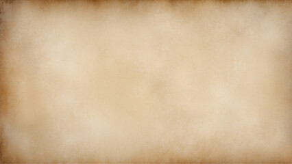 Background of brown kraft paper or cardboard texture. Vintage ancient worn paper texture, old paper or parchment background 