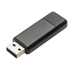 compact black usb flash drive png memory stick png portable storage device png thumb drive png USB stick png transparent background image