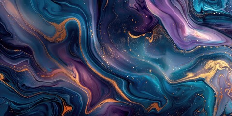 Abstract universe of colorful light sparkling particles scattered across space background, create wonderful electric effect perfect for designs that aim to evoke sense of energetic and fantasy. AIG61.