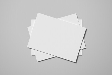 A5 Landscape Flyer Blank Mockup