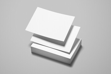 A5 Landscape Flyer Blank Mockup