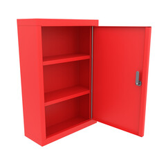 Medicine Cabinet, 3d illustration isolated on white background
