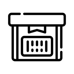 barcode line icon