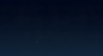 Deep Blue Night Sky with Sparkling Stars A Celestial Background Image