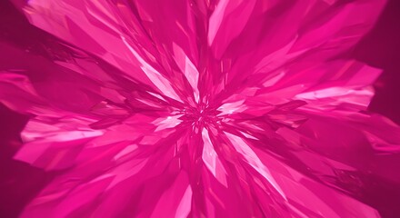 Obraz premium Fuchsia Fractal Bloom AI Generated