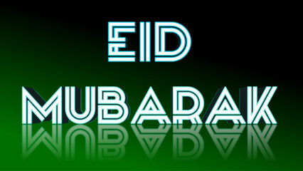 eid mubarak text effect vector design eid mubarak logo vector design