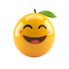 Fototapeta premium Happy fruit emoticon