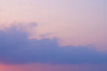 Fototapeta premium view of the sky at sunset from the top of a hill