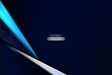 Fototapeta premium Elegant Abstract Blue Background With Light Blue Shapes