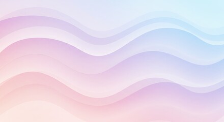 Fototapeta premium Pastel Wave Dreams AI Generated