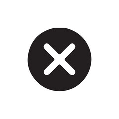 cross icon button