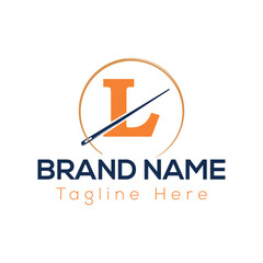 This business company logo design uses a technology icon as a vector symbol for its web concept L Logo template