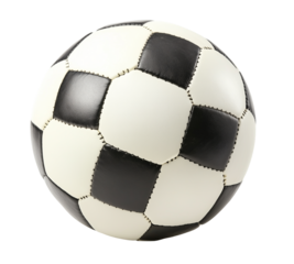 Soccer ball football isolated on white background png transparent clipart.