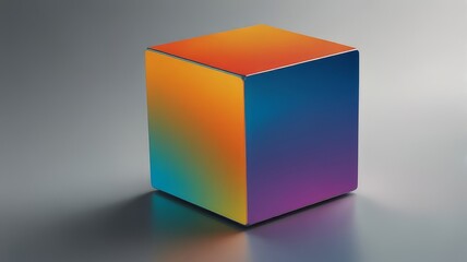 abstract colorful cubes background