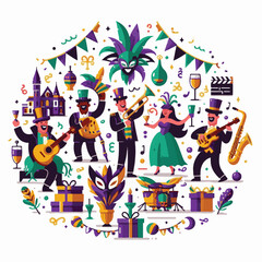 carnival, mardi, colorful, purple, festival, holiday, celebration, party, festive, background, green, gras, decoration, traditional, masquerade, mardi gras, design, bright, parade, banner, yellow, mas