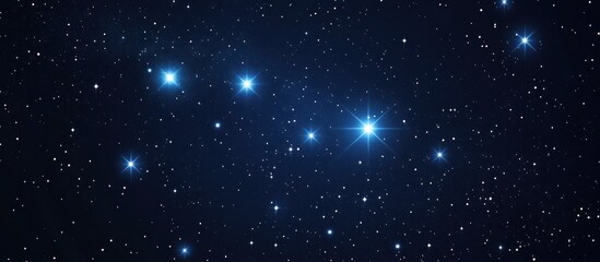 Obraz premium A vast expanse of space dotted with numerous stars.