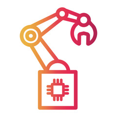 industry Line Gradient Icon