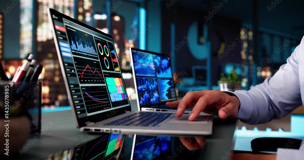 Aufkleber Data Analyst Using Data Analytics KPI