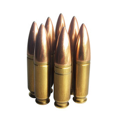 bullets on white background isolated on transparent background png