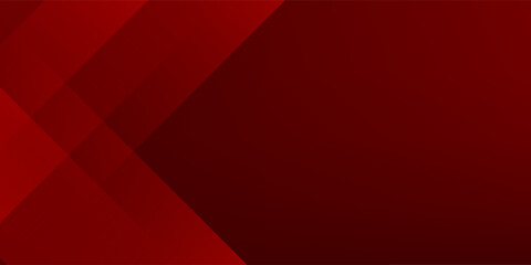 Obraz premium Abstract simple dark red gradient illustration background with 3d look overlap square with shadow and line pattern. Cool design and luxury. Eps10 vector