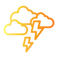 predictive Line Gradient Icon