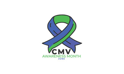 CMV Awareness Month. background, banner, card, poster, template. Vector illustration.