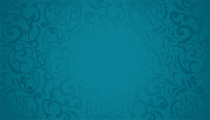 vintage style ethnic floral ornate background design
