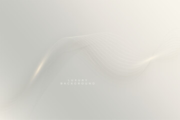 lovely and abstract flowing stripe grey background design