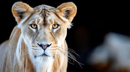 Obraz premium Close-up of a lioness