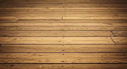 Wooden Floor Texture Background with Detailed Grain and Warm Tones