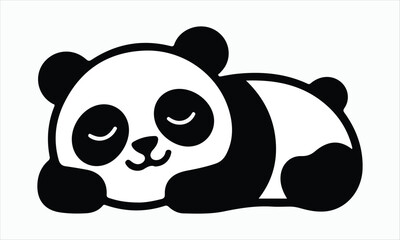 Modern Minimalist Panda Logo Design