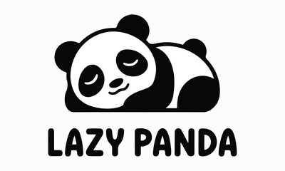 Modern Minimalist Panda Logo Design