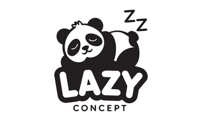 Modern Minimalist Panda Logo Design