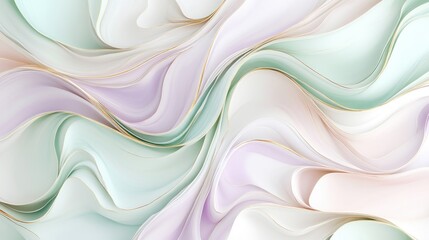 Obraz premium Abstract flowing pastel colors