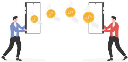 Digital Wallet Concept with Bitcoin

