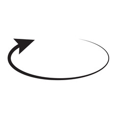 Rotted Arrow Icon. EPS 10.