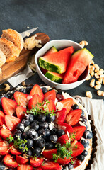 Summer desserts concept.