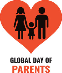 Global Day of Parents Vector Design