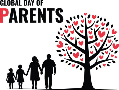 Global Day of Parents Vector Design