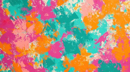 Vibrant abstract paint splatter art
