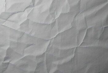 Fototapeta premium Crinkled Paper Texture: A Study in Grayscale Abstract Art