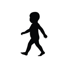 baby girl walking biomechanics silhouette