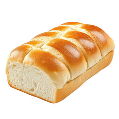 Freshly baked bread loaf isolated on a transparent background for culinary projects and recipes, Bread isolated ontransparent