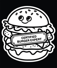 Certified Burger Expert(2) Graphic Design