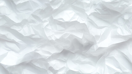 Obraz premium Textured white paper background with crumpled surface details.