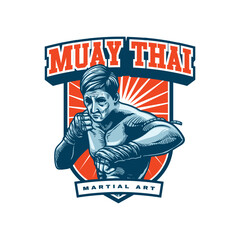 muay thai t-shirt artwork