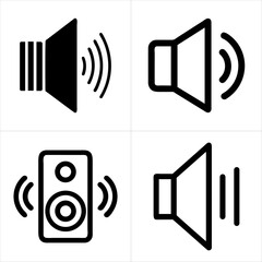 sound icon set
