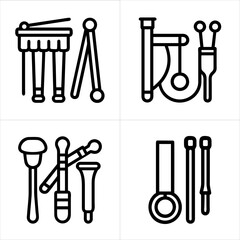 instruments icon set
